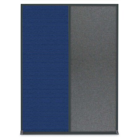 United Visual Products Single Door Radius Corkboard, 18"X24", W UV8000-WHITE-FORBO